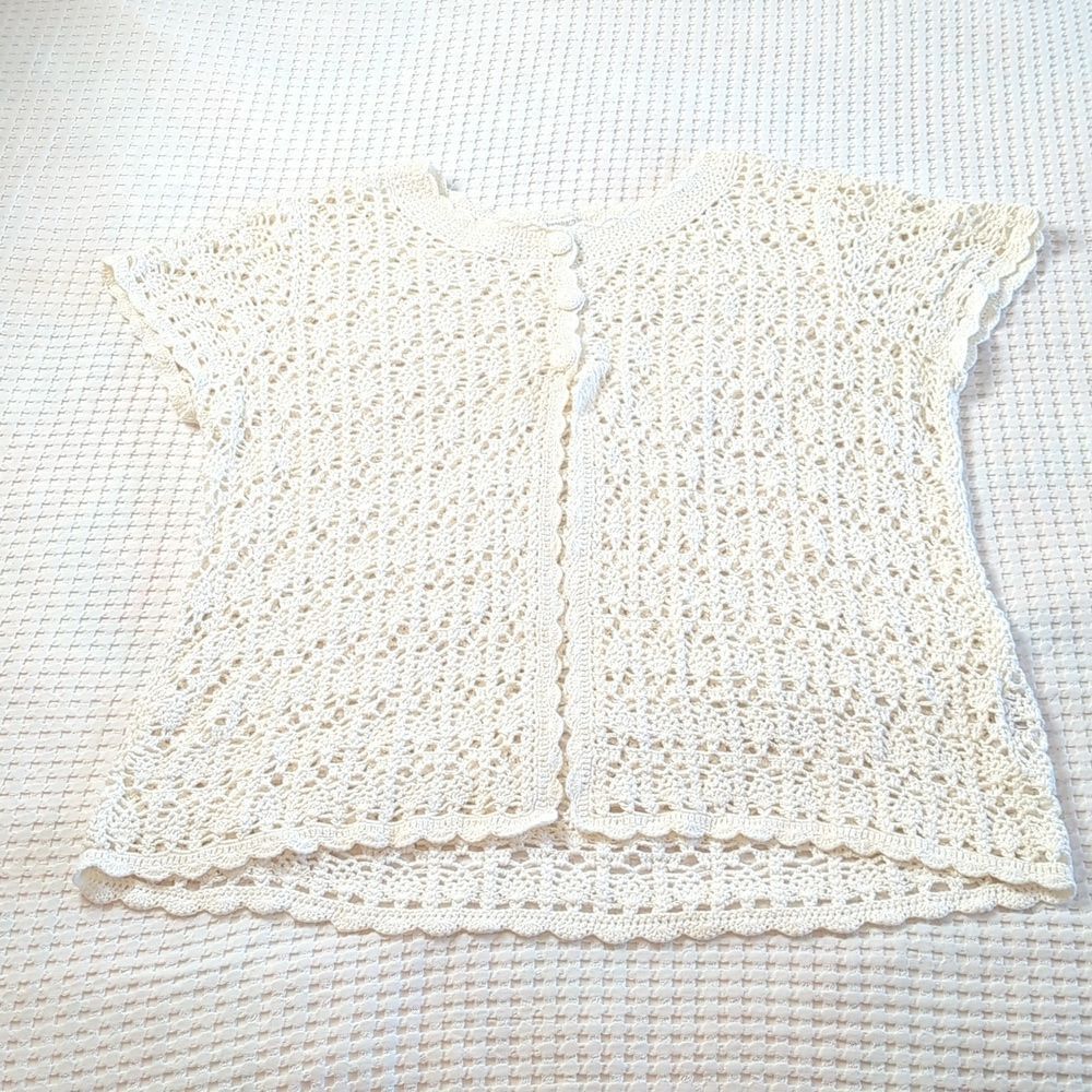 Dressbarn knit cotton short sleeve top size 14/16